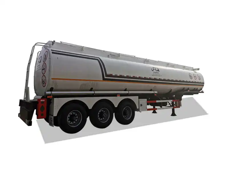 3 Axle Aluminium Fuel Tank Trailer