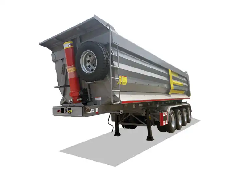 4 Axles 80 Tons Tipper Trailer