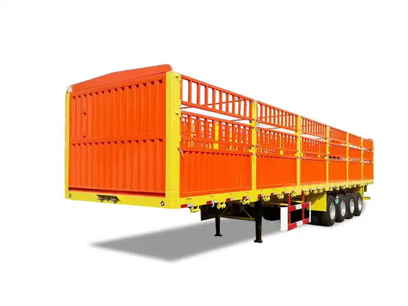 100Tons Bulk Fence Cargo Trailer